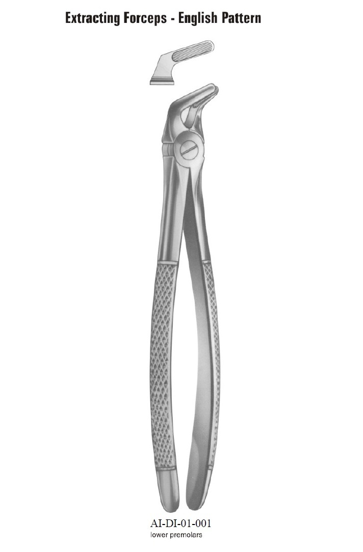 Extraction forceps English pattern-Lower premolars