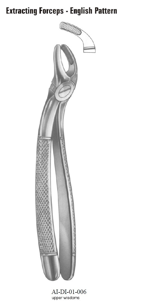 Extraction forceps English pattern-Upper wisdoms