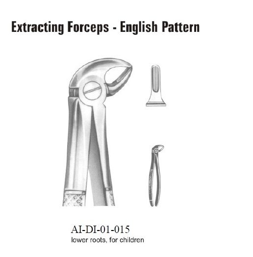 Extraction forceps English pattern-Lower roots for children