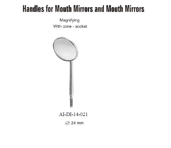 Magnifying mouth mirrors 