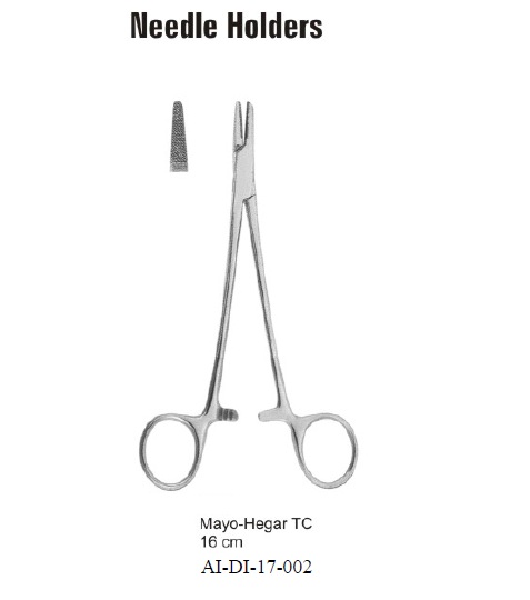 Mayo Hegar needle holders TC
